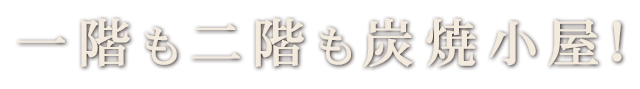 一階も二階も炭焼小屋!