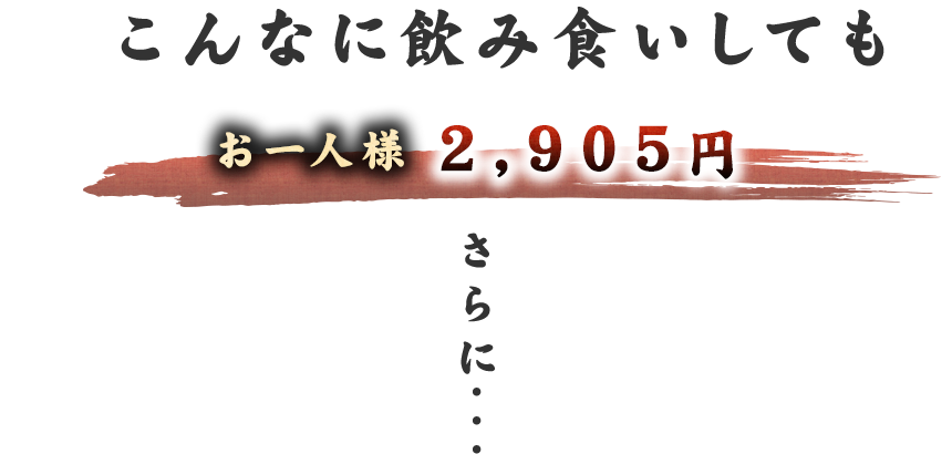 こんなに飲み食いしても